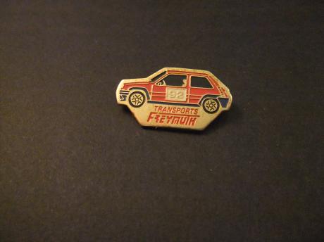 Renault R5 GT Turbo rood ( Patrick Freymuth) rallyrijder
